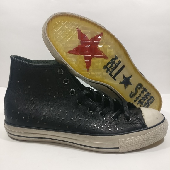 New Converse John Varvatos Hi Mini Stud LEATHER - Picture 2 of 8